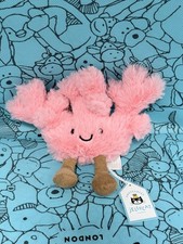 Jellycat Amuseables Coral Plush doll 14CM tags+dust bag brand new