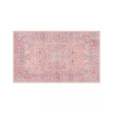 Ruggable 3'x5' Washable Bridgerton Debutante's Dream Area Rug Rose