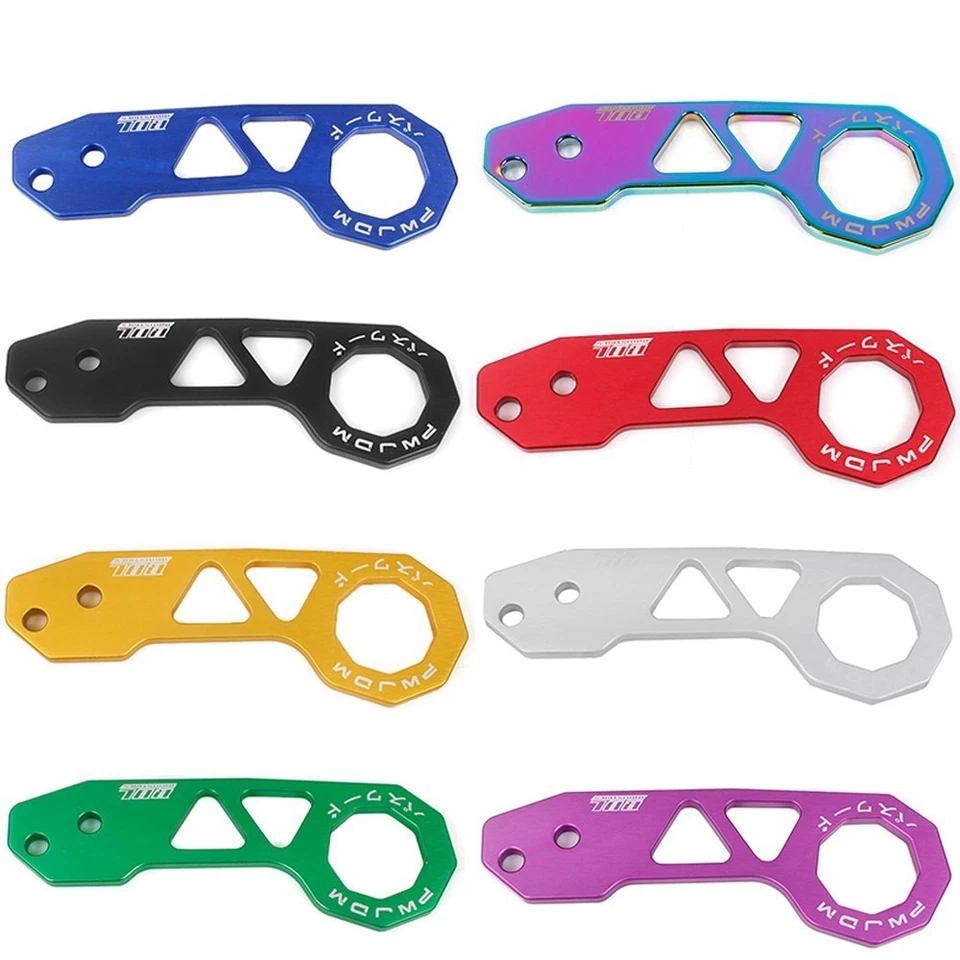 JDM Aluminum Racing Car Rear Tow Hook Trailer Ring Fit For Honda Civic For Acura - Изображение 3 из 4