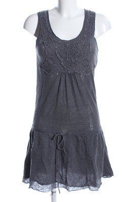 VANESSA BRUNO A-Linien Kleid Damen Kleid Gr. DE 32 hellgrau Casual-Look