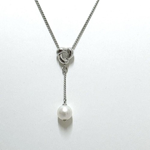 Collar TASAKI SV plata perla aprox. 6,7 mm - Imagen 12 de 12