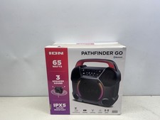 ION Pathfinder Go - Water Resistant Outdoor Portable Bluetooth Speaker -