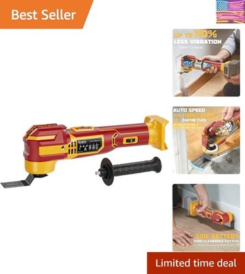 Oscillating Multi-Tool Cordless Compatible with DeWalt 20V Battery, 6 Variabl...