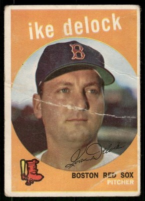 1959 Topps Ike Delock #437 Boston Red Sox