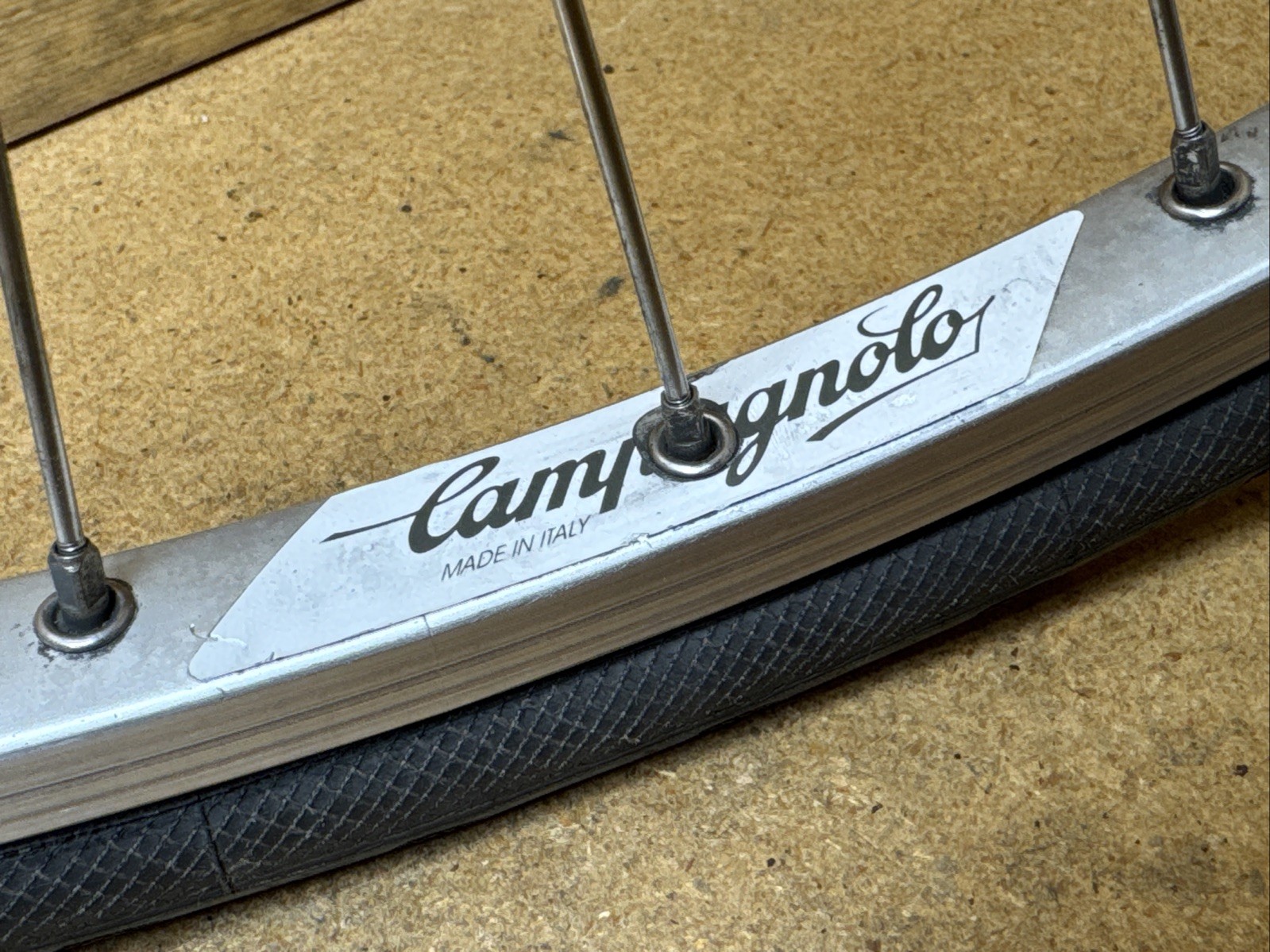 Vintage 700C Phil Wood High Flange Campagnolo München 72 Front Wheel Road Bike