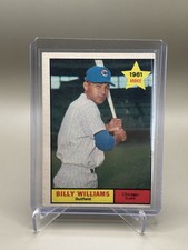 1961 Billy Williams Topps Baseball Rookie Card #141 Chicago Cubs. rookie card picture