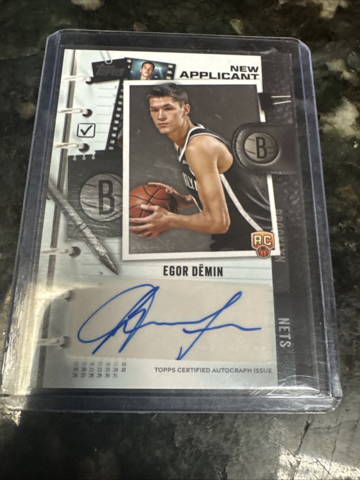 2025-26 Topps - New Applicants Autographs Egor Demin #NA-ED (AU, RC)