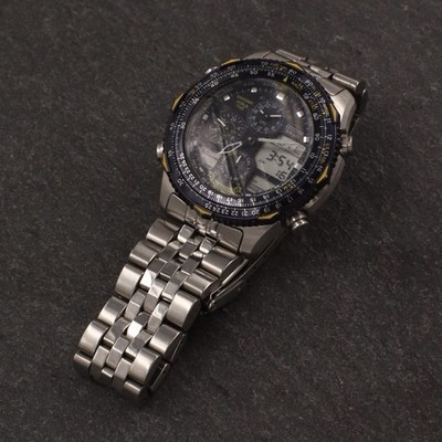 Citizen Promaster Blue Angels-Skyhawk-Quarz-Edelstahl-Chronograph-Herrenuhr-Blau