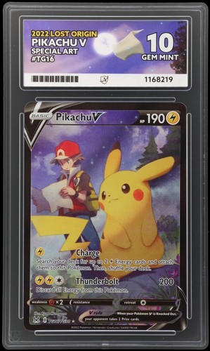 Pikachu V graded ACE 10 for sale on eBay