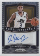2019-20 Panini Prizm Rookie Penmanship Justin Wright-Foreman #RP-JWF Auto h3a