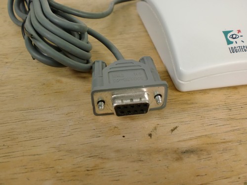 Vintage Logitech M-MD15L-9F 3-Button Mechanical Computer Mouse Serial - Picture 5 of 7