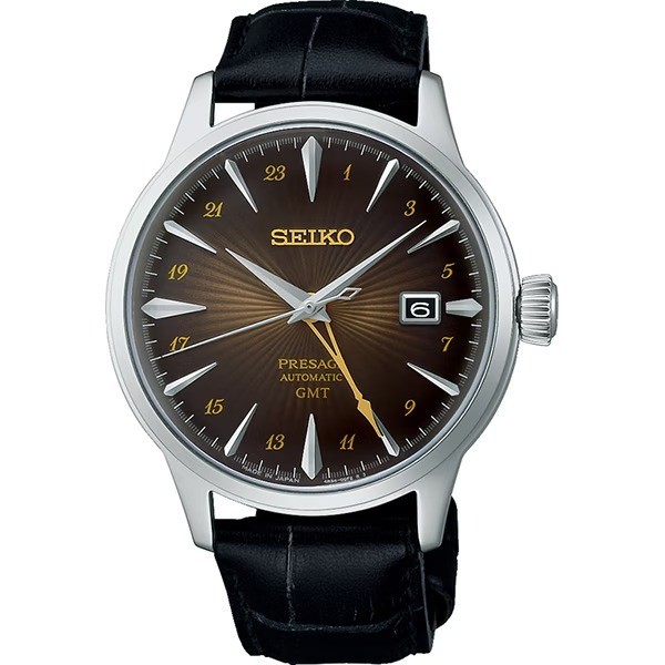 Seiko Presage SARY243 Cocktail Time Automatic Mechanical GMT Elegant Watch F/S