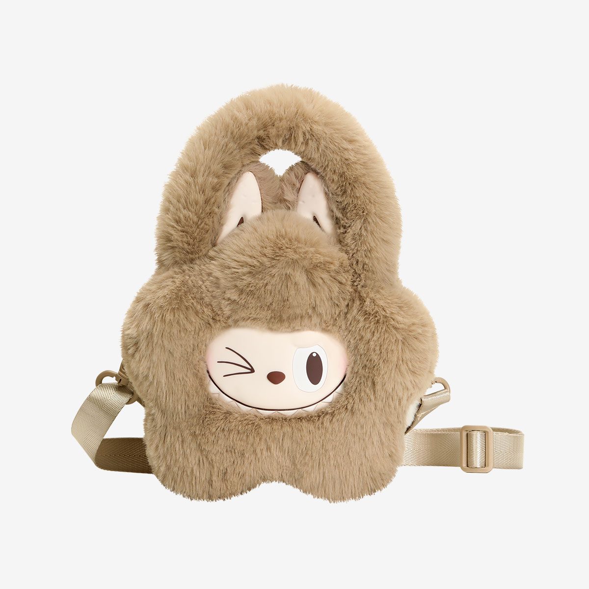 THE MONSTERS Plush Flower Bag Brown ラブブ POP MART LABUBU THE MONSTERS Classic Series Plush Flower Bag