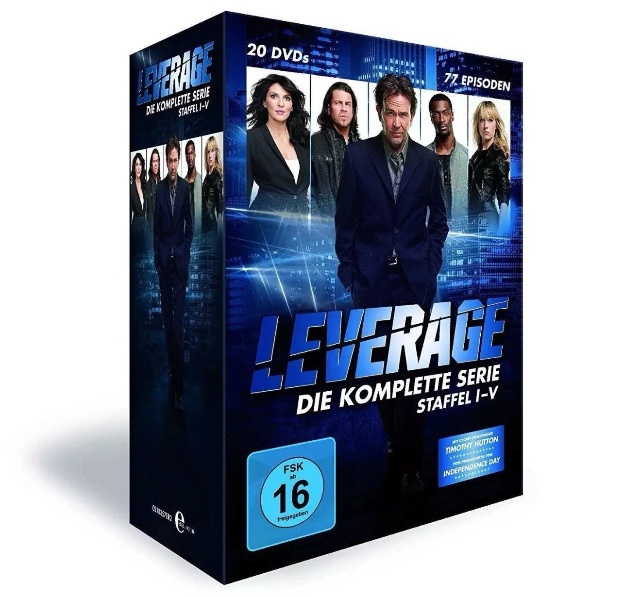 LEVERAGE COMPLETE COLLECTION SERIES 1-5 DVD Box Set Region 2 German & English