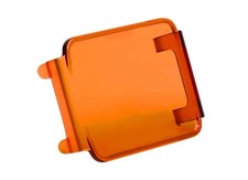 Rigid D-Series LED Light Cover, Single - Amber Pro