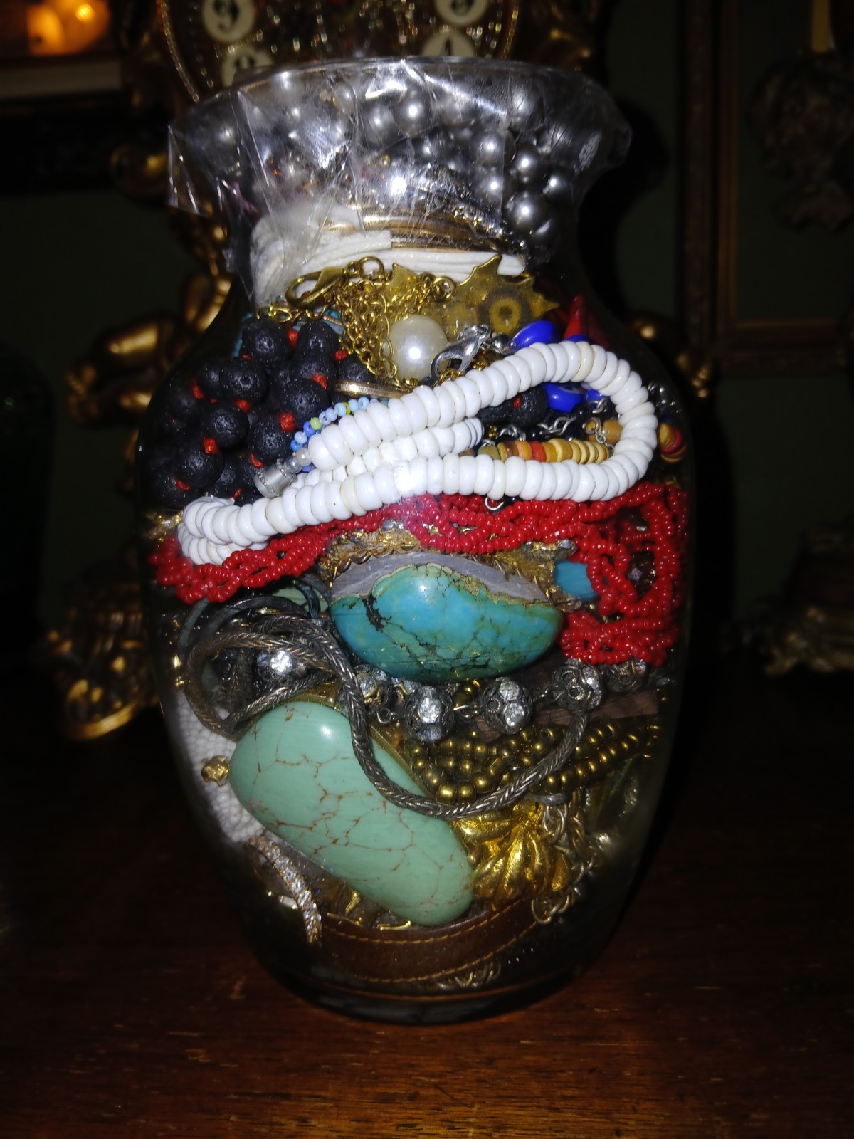 Vintage Mystery Jewelry Jar