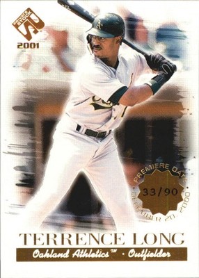 2001 Pacific Private Stock Premiere Date #86 Terrence Long /90 - BB