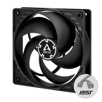 ARCTIC P12 PWM PST CO (Black) 120 mm Case Fan Continous Operation PC B-Stock