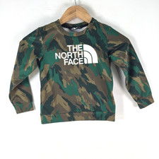 The North Face boys sweater jumper 4 years army camouflage print 115877