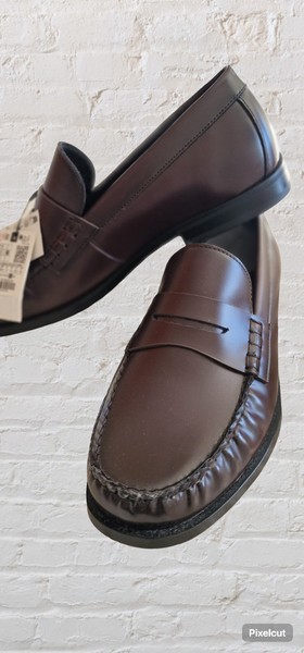 Mocasines Zara Marrones