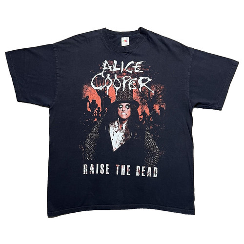 Alice Cooper Raise The Dead Tour T Shirt Mens XL 2013 Double Sided