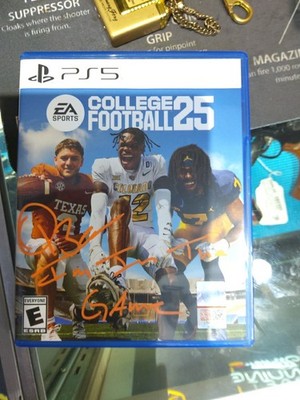 Quinn Ewers Autographed Copy Of EA College Football Ps5