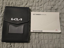 2017 KIA SPORTAGE OWNER MANUAL BOOK AND CASE ...