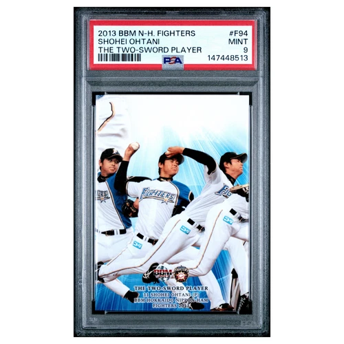 SHOHEI OHTANI Rookie #F94 psa 9 2013 Bbm The two-sword player Baseball Card MLB