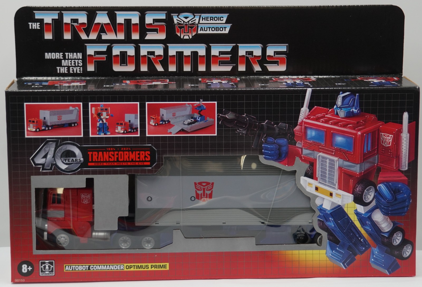 G0153 Autobot Commander G1 Optimus Prime - Transformers Heroic Autobots - Hasbro