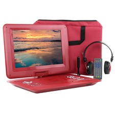 Trexonic 13.3 Inch Portable TV DVD Player with Color TFT LED Screen and USB/HD/A