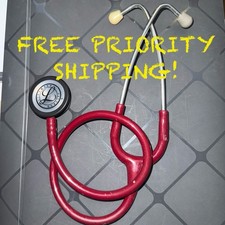 Estetoscopio 3M Littmann Classic II rojo oscuro (ish) púrpura carmesí borgoña?