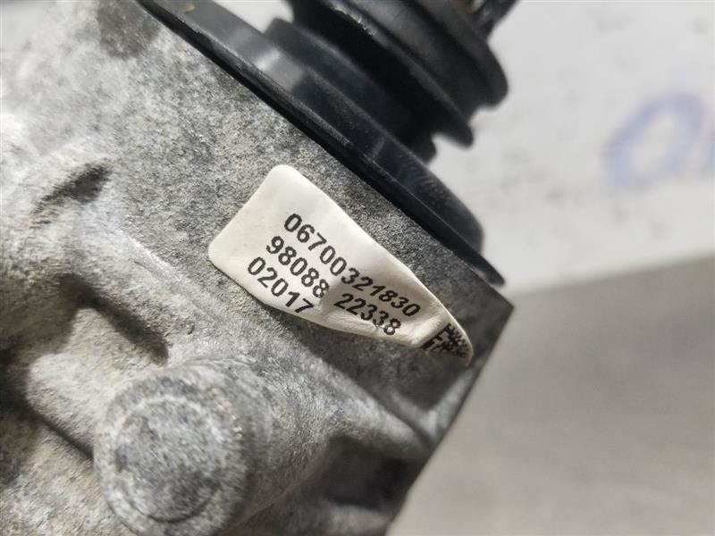 17 2017 MASERATI LEVANTE 3.0L FRONT CARRIER DIFFERENTIAL ASSEMBLY 