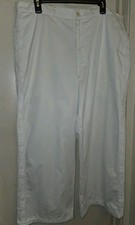 VTG Polo Ralph Lauren Clubwear Baggy Wide Leg Pants Side Geometric Embroidery WT