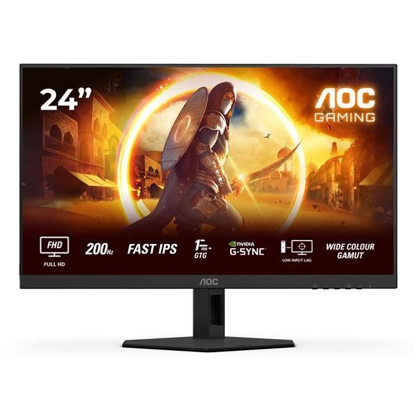 Aoc Nero/Rosso 24G4hre (1920 X 1080 Pixel, 23.80"), Monitor, - Immagine 4