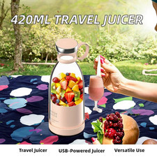 420ml Drink Mixer Bottle Electric Portable Blender Fruit Juicer rechargable