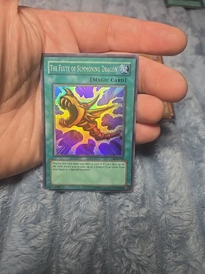 Lord of D & Flute of Summoning Dragon Holo Yu-Gi-Oh Cards SDK Vintage Set