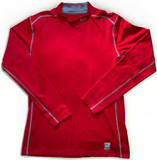 Nike Pro Combat Hyperwarm Dri-FIT Fitted Mock Neck Long Sleeve Shirt   Men's M