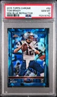 2015 Topps Chrome Mini #50 Tom Brady Mini-Blue Refractor PSA 10