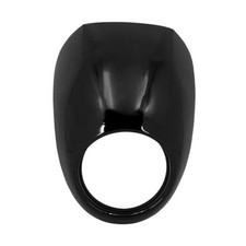 Headlight Fairing Cover Gloss Black Front Cowl Fork Mount Headlamp Mask Visor