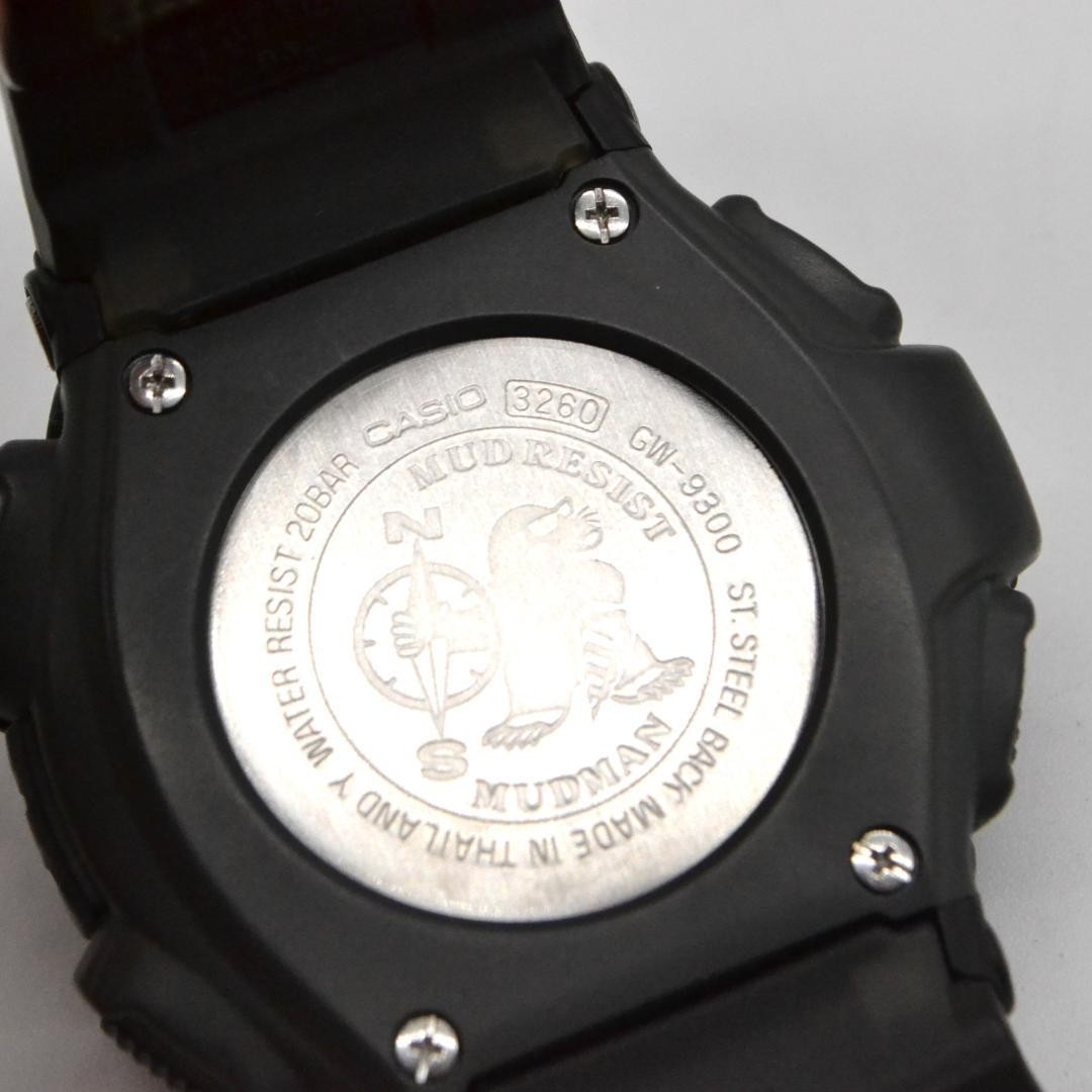 美品✨CASIO G-SHOCK MUDMAN GW-9300 ブラック CASIO G-SHOCK MUDMAN GW-9300-1AJF Men's Watch Color Black Digital