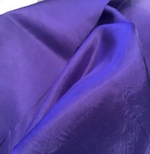 100% SILK FINE HABOTAI PURPLE FABRIC 2 REMNANTS 40/40 & 41/ 45 CMS.LAST ONES NOW