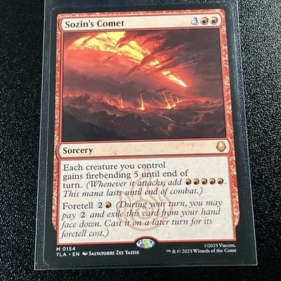 Sozin's Comet - 0154 - Avatar: The Last Airbender TLA Non Foil MTG - NM/M