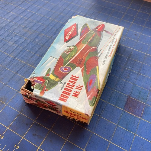 Vintage rare Keil Kraft Model Airplane Kit hawker hurricane MK2C ...