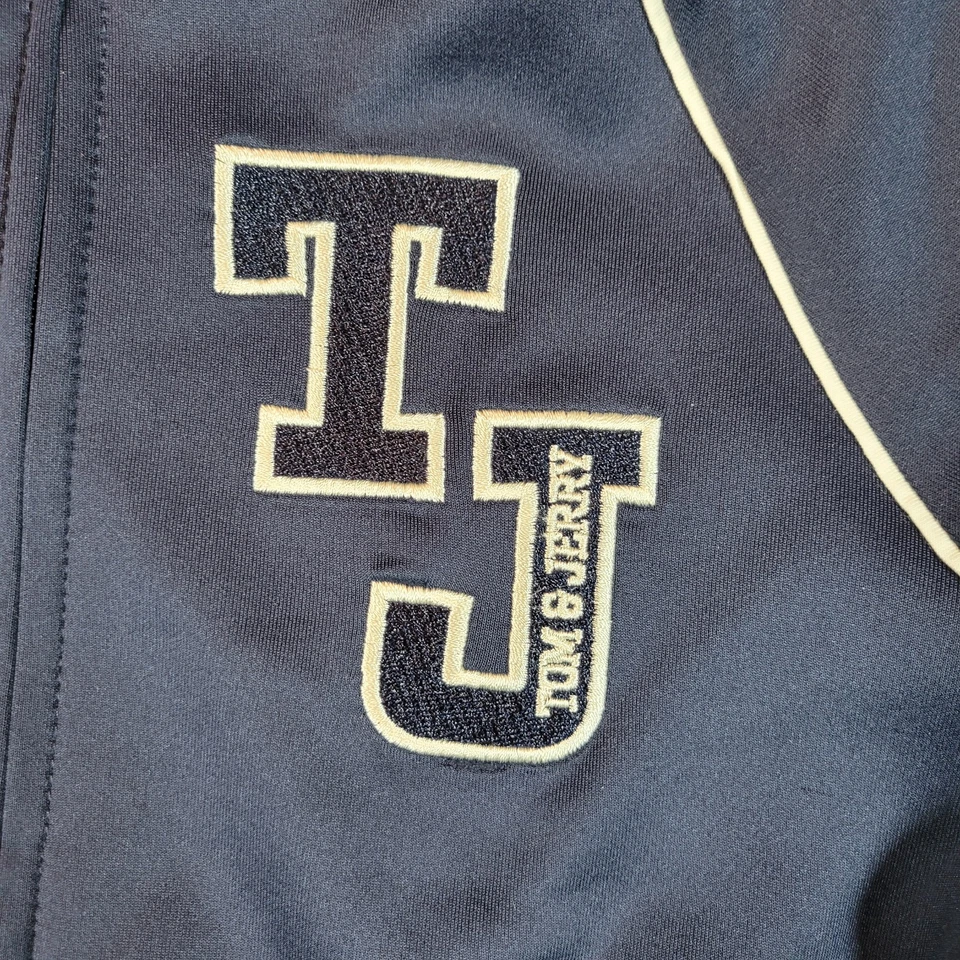 Chaqueta H&M Tom & Jerry Cremallera Completa Juvenil Talla 7 Azul Marino Bordada Cremallera Completa Foto 4 de 4