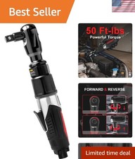 38 Professional Pneumatic Air Ratchet Wrench Set With 12 Drive Adapter