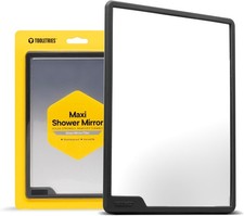 Hugo Maxi Shower Mirror Fogless Shower Mirror Shaving Grooming Larger Viewing
