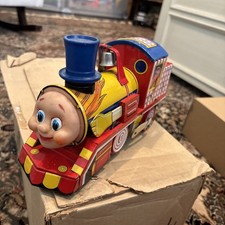 Vintage Funland Tin Locomotive 60  s Made In Japan