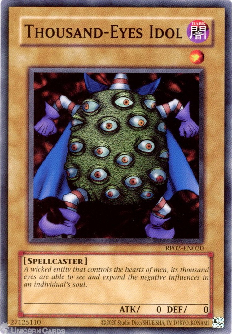 RP02-EN020 Thousand-Eyes Idol : Common UNL Edition Mint YuGiOh Card