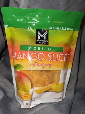 Member's Mark Dried Mango 24 oz Natural Sweet Dried Fruit Snack