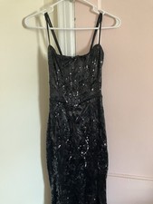 Elegant Black Dress, Formal, Prom, Evening Gown
